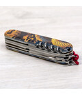 Складаний ніж Victorinox HUNTSMAN ZODIAC Дерев'яна змія 1.3713.3.Z4280pk картинка, зображення, фото