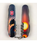 Складаний ніж Victorinox CLIMBER ZODIAC Дракон в променях сонця 1.3703.3.Z3270p картинка, зображення, фото
