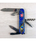 Складной нож Victorinox SPARTAN UKRAINE Волшебное перо Жар-Птицы 1.3603.3.T3150pw фото, картинка, изображение