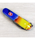 Складной нож Victorinox CLIMBER UKRAINE Рассвет 1.3703.7.T3220pw фото, картинка, изображение