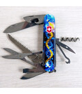 Складной нож Victorinox HUNTSMAN UKRAINE ДНК Украинца 1.3713.3.T3270pw фото, картинка, изображение
