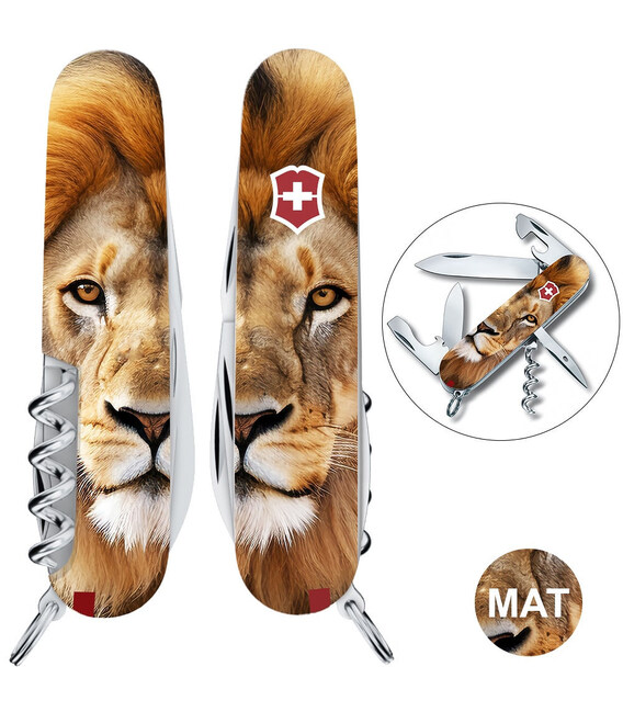 Складной нож Victorinox SPARTAN ANIMAL Лев 1.3603.7.F1010pw фото, картинка, изображение