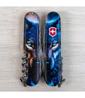 Складной нож Victorinox HUNTSMAN ANIMAL Волк 1.3713.3.F1040pw фото, картинка, изображение