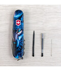 Складной нож Victorinox HUNTSMAN ANIMAL Волк 1.3713.3.F1040pw фото, картинка, изображение