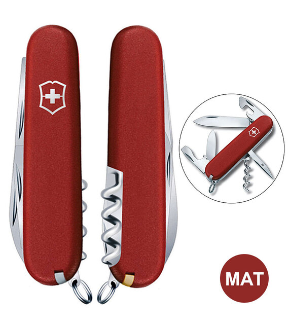 Складной нож Victorinox SPARTAN MAT красный матовый лак 1.3603.M0007p фото, картинка, изображение