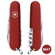 Складаний ніж Victorinox SPARTAN MAT червоний матовий лак 1.3603.M0007p - картинка, зображення, фото ножа