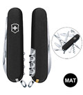 Складаний ніж Victorinox HUNTSMAN MAT чорний матовий лак 1.3713.3.M0007p картинка, зображення, фото