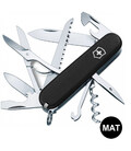 Складаний ніж Victorinox HUNTSMAN MAT чорний матовий лак 1.3713.3.M0007p картинка, зображення, фото