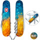 Складаний ніж Victorinox SPARTAN UKRAINE Жовто-сині бризки 1.3603.7.T3160pw - картинка, зображення, фото ножа