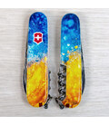 Складаний ніж Victorinox SPARTAN UKRAINE Жовто-сині бризки 1.3603.7.T3160pw картинка, зображення, фото