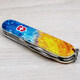 Складной нож Victorinox SPARTAN UKRAINE Желто-синие брызги 1.3603.7.T3160pw фото