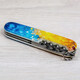 Складаний ніж Victorinox SPARTAN UKRAINE Жовто-сині бризки 1.3603.7.T3160pw - картинка, зображення, фото ножа