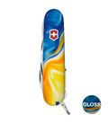 Складной нож Victorinox HUNTSMAN UKRAINE Желто-синие краски 1.3713.7.T3250pw фото, картинка, изображение