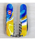 Складной нож Victorinox HUNTSMAN UKRAINE Желто-синие краски 1.3713.7.T3250pw фото, картинка, изображение