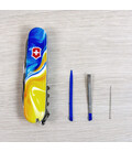 Складаний ніж Victorinox HUNTSMAN UKRAINE Жовто-сині фарби 1.3713.7.T3250pw картинка, зображення, фото