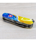 Складной нож Victorinox HUNTSMAN UKRAINE Желто-синие краски 1.3713.7.T3250pw фото, картинка, изображение