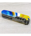 Складной нож Victorinox HUNTSMAN UKRAINE Желто-синие краски 1.3713.7.T3250pw фото, картинка, изображение