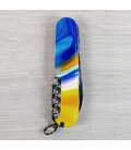Складной нож Victorinox HUNTSMAN UKRAINE Желто-синие краски 1.3713.7.T3250pw фото, картинка, изображение