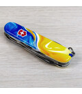 Складной нож Victorinox HUNTSMAN UKRAINE Желто-синие краски 1.3713.7.T3250pw фото, картинка, изображение