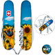 Складной нож Victorinox CAMPER UKRAINE Подсолнечники и бабочка 1.3613.7.T3200pw фото
