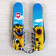 Складаний ніж Victorinox CAMPER UKRAINE Соняшники та метелик 1.3613.7.T3200pw - картинка, зображення, фото ножа