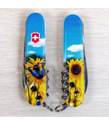 Складаний ніж Victorinox CAMPER UKRAINE Соняшники та метелик 1.3613.7.T3200pw - картинка, зображення, фото ножа