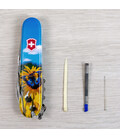 Складаний ніж Victorinox CAMPER UKRAINE Соняшники та метелик 1.3613.7.T3200pw - картинка, зображення, фото ножа