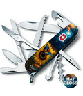 Складной нож Victorinox HUNTSMAN UKRAINE Звездная бабочка 1.3713.3.T3240pw фото, картинка, изображение