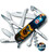 Складной нож Victorinox HUNTSMAN UKRAINE Звездная бабочка 1.3713.3.T3240pw фото, картинка, изображение