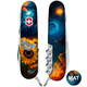 Складаний ніж Victorinox HUNTSMAN UKRAINE Зоряний метелик 1.3713.3.T3240pw - картинка, зображення, фото ножа