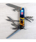 Складной нож Victorinox HUNTSMAN UKRAINE Звездная бабочка 1.3713.3.T3240pw фото, картинка, изображение