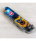 Складной нож Victorinox HUNTSMAN UKRAINE Звездная бабочка 1.3713.3.T3240pw фото, картинка, изображение