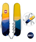 Складаний ніж Victorinox CAMPER UKRAINE Гірський пейзаж 1.3613.7.T3190pw картинка, зображення, фото