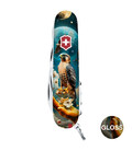 Складаний ніж Victorinox CLIMBER UKRAINE Сокіл-захисник 1.3703.3.T3210pw картинка, зображення, фото