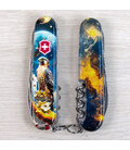Складной нож Victorinox CLIMBER UKRAINE Сокол-защитник 1.3703.3.T3210pw фото, картинка, изображение