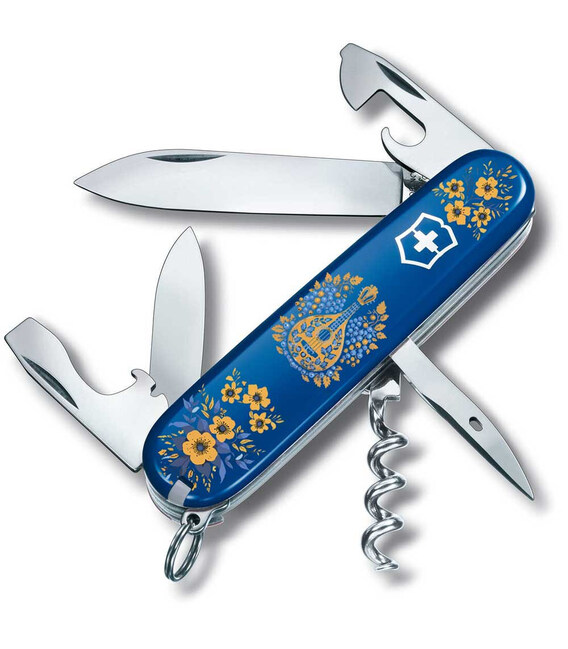 Складаний ніж Victorinox SPARTAN UKRAINE Українські мотиви 1.3603.2.T1370u - картинка, зображення, фото ножа