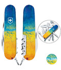 Складаний ніж Victorinox CLIMBER UKRAINE Жовто-синій малюнок 1.3703.7.T3100pw картинка, зображення, фото