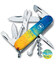 Складной нож Victorinox CLIMBER UKRAINE Желто-синий рисунок 1.3703.7.T3100pw фото, картинка, изображение