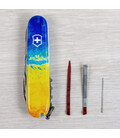 Складаний ніж Victorinox CLIMBER UKRAINE Жовто-синій малюнок 1.3703.7.T3100pw картинка, зображення, фото