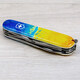 Складаний ніж Victorinox CLIMBER UKRAINE Жовто-синій малюнок 1.3703.7.T3100pw - картинка, зображення, фото ножа