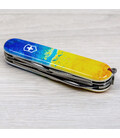 Складаний ніж Victorinox CLIMBER UKRAINE Жовто-синій малюнок 1.3703.7.T3100pw картинка, зображення, фото