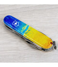Складаний ніж Victorinox CLIMBER UKRAINE Жовто-синій малюнок 1.3703.7.T3100pw картинка, зображення, фото
