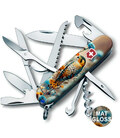 Складной нож Victorinox HUNTSMAN UKRAINE Благородный Сокол 1.3713.7.T3260pw фото, картинка, изображение