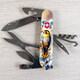 Складаний ніж Victorinox HUNTSMAN UKRAINE Шляхетний Сокіл 1.3713.7.T3260pw - картинка, зображення, фото ножа