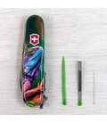 Складной нож Victorinox CAMPER ANIMAL Хамелеон 1.3613.3.F1020pw фото, картинка, изображение