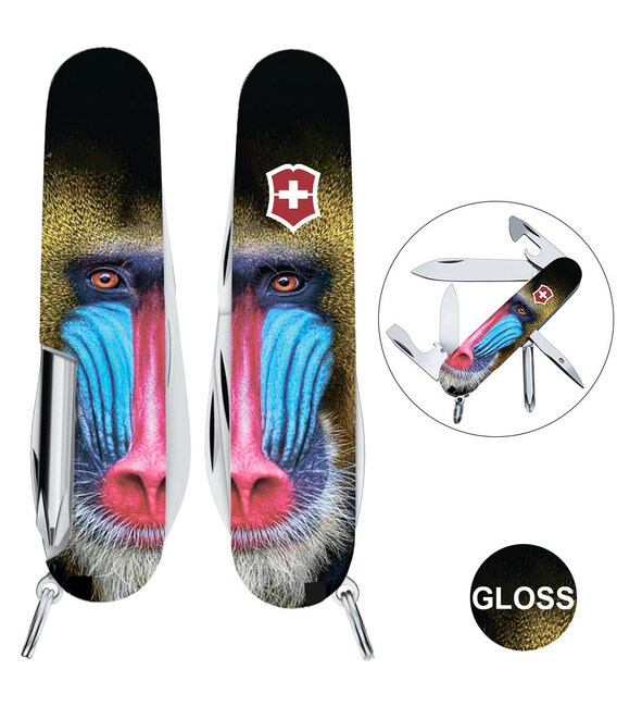 Складной нож Victorinox TINKER ANIMAL Обезьяна Мандрил 1.4603.3.F1070pw фото, картинка, изображение
