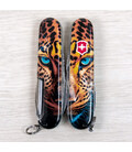 Складной нож Victorinox HIKER ANIMAL Леопард 1.4613.3.F1080pw фото, картинка, изображение