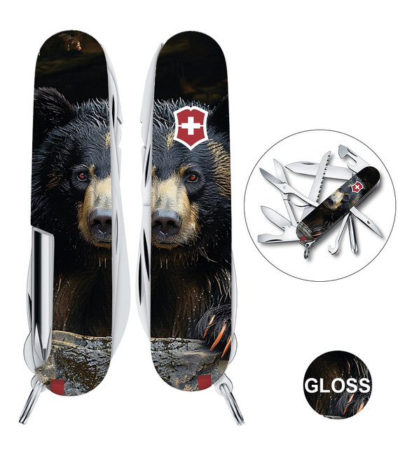Складной нож Victorinox FIELDMASTER ANIMAL Черный медведь 1.4713.3.F1100pw фото, картинка, изображение