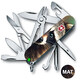 Складаний ніж Victorinox DELUXE TINKER ANIMAL Єнот 1.4723.3.F1120pw - картинка, зображення, фото ножа