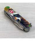 Складной нож Victorinox DELUXE TINKER ANIMAL Енот 1.4723.3.F1120pw фото, картинка, изображение